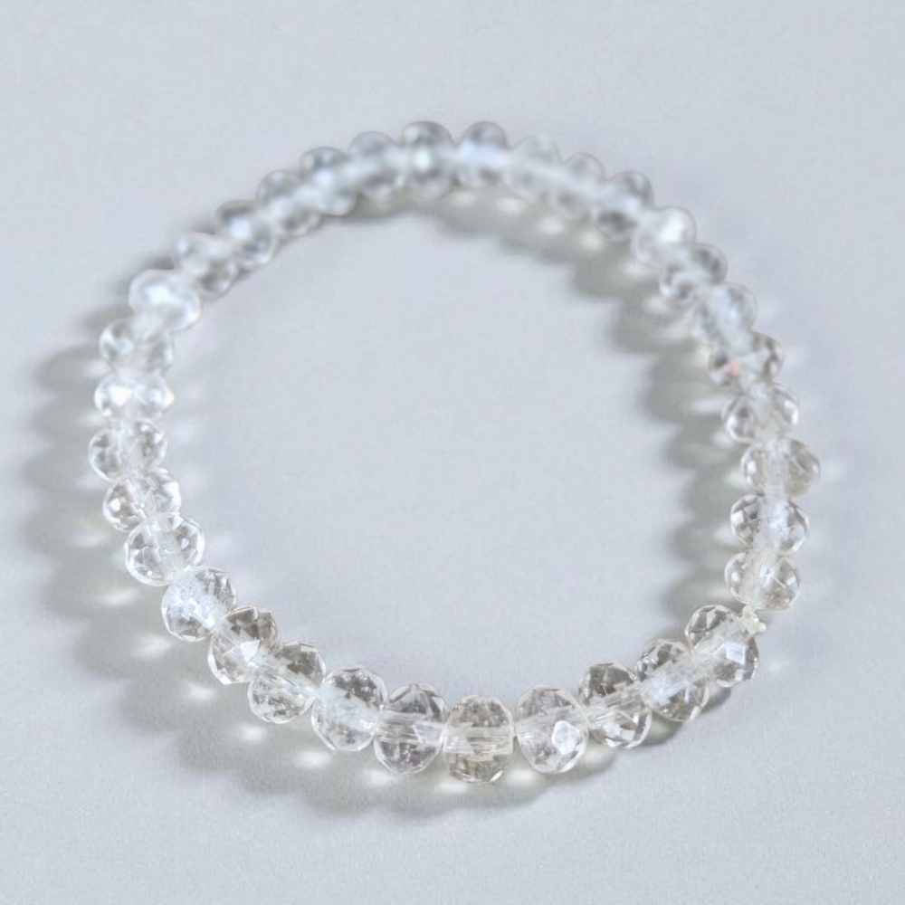 Faceted Vintage Rock Crystal Bracelet
